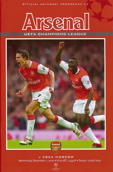 Arsenal FC v C.S.K.A Moscow